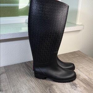 Tommy Hilfiger Black Women's Rain Boots